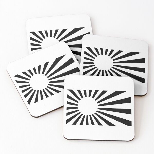 Item preview, rising sun japan jdm flag style black designed and sold by ramwebroom.