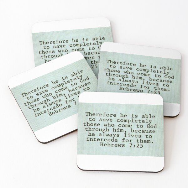 Item preview, Hebrews 7:25 designed and sold by di-Vera-Rosati.