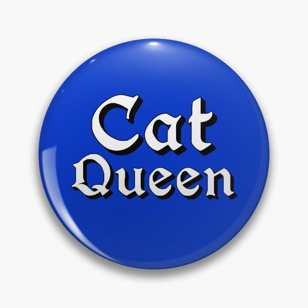 Item preview, Cat Queen in Medieval Typography designed and sold by Memes N Lore .