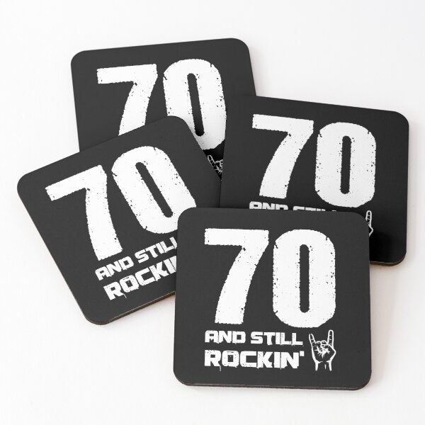 Item preview, 70th Birthday 70 and Still Rockin Funny Rocker Gift designed and sold by LinaValearte.