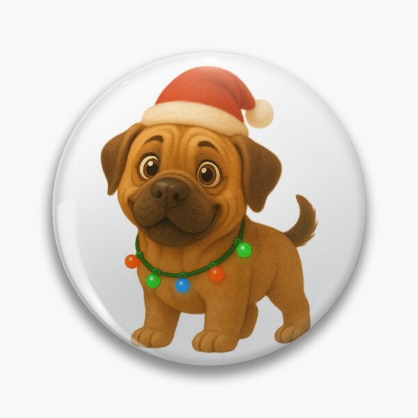 Item preview, Christmas Boerboel designed and sold by Sillytoe.