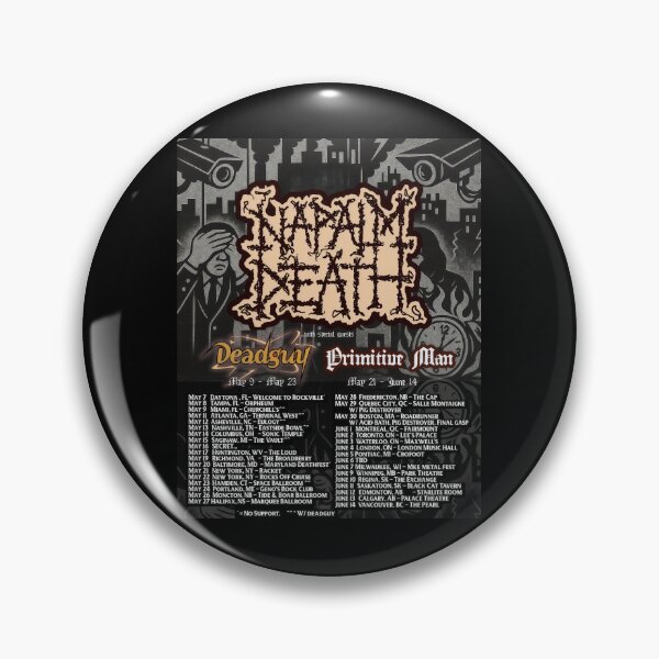 Item preview, napalm death tour dates 2026 bisalagi designed and sold by nterjermai.