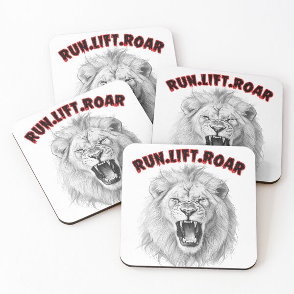 Item preview, Run Lift Roar Lion Motivation designed and sold by Snedsdigital.