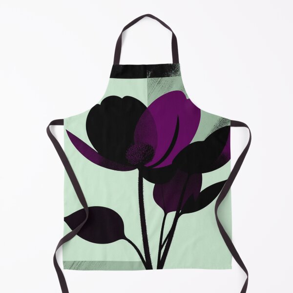 Item preview, Glam Art Deco Purple Floral designed and sold by joycrysstudio.