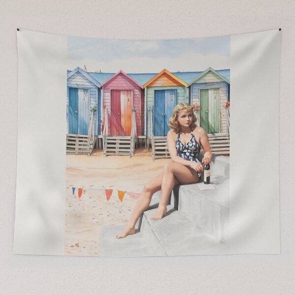 Item preview, VINTAGE BEACH DAY designed and sold by Tammera.