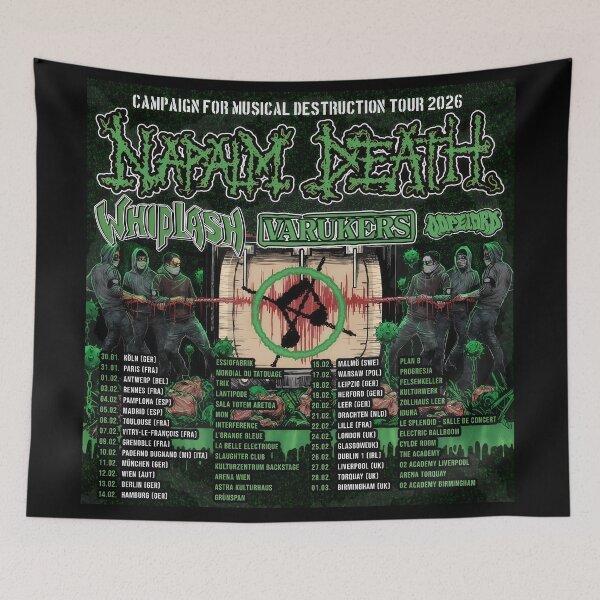 Item preview, napalm death tour 2026 bisalagi designed and sold by nterjermai.
