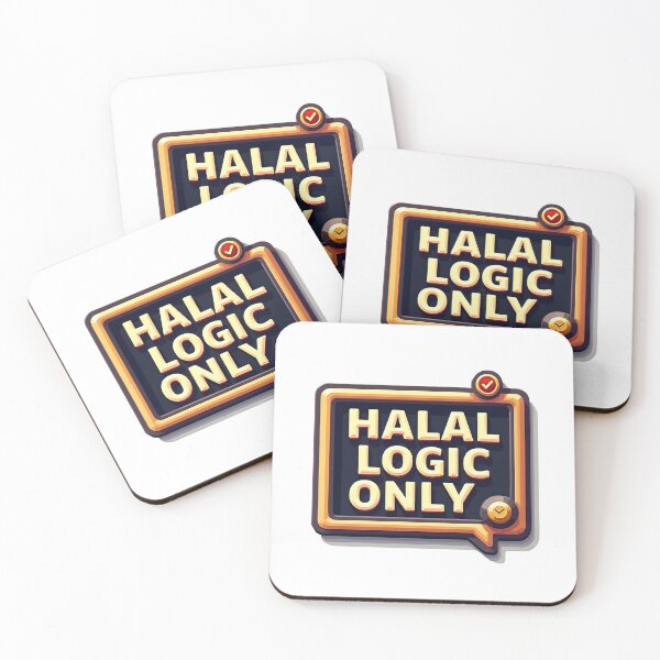 Item preview, Halal Logic Only Muslim Programmer T-Shirt | Minimal Islamic Streetwear Tee for Developers & Tech Bros designed and sold by Vajid Designs .