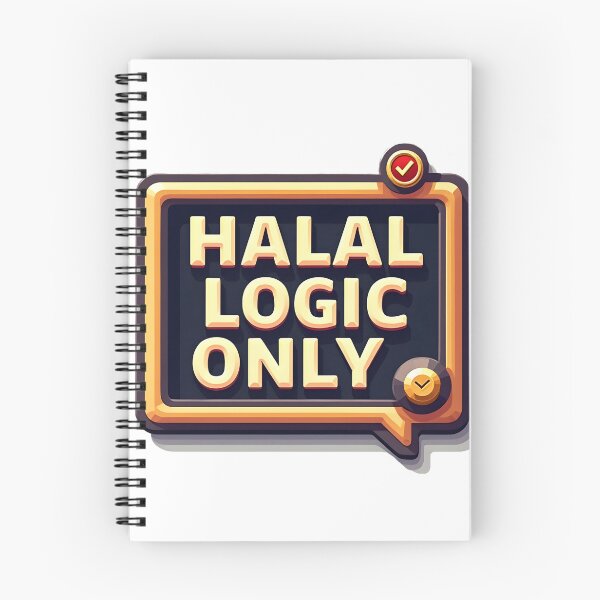 Item preview, Halal Logic Only Muslim Programmer T-Shirt | Minimal Islamic Streetwear Tee for Developers & Tech Bros designed and sold by Vajid Designs .