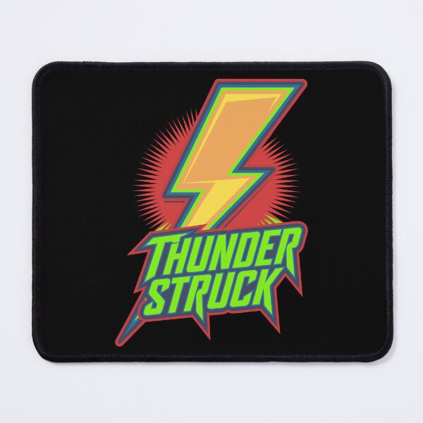 Item preview, Thunder Struck Neon Lightning design – Retro 80s Electric Rock Graphic designed and sold by paulo silveira.