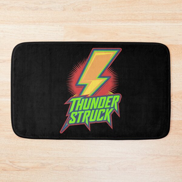 Item preview, Thunder Struck Neon Lightning design – Retro 80s Electric Rock Graphic  designed and sold by paulo silveira.