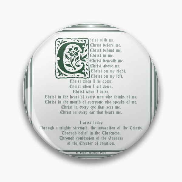 Item preview, St. Patrick's Breastplate Prayer designed and sold by Holly Norine Design.