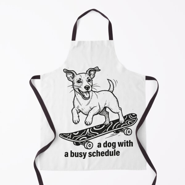 Item preview, Jack Russell on Skateboard – A Dog With a Busy Schedule | Skate Dogs Club designed and sold by PhokaPhokich.