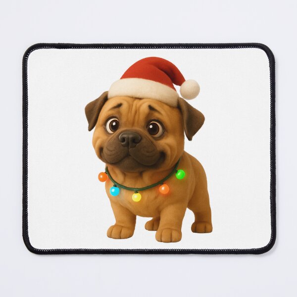 Item preview, Christmas Bullmastiff designed and sold by Sillytoe.