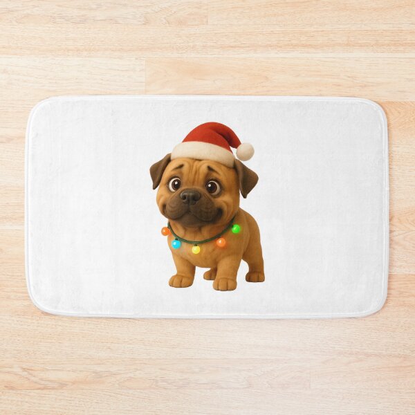 Item preview, Christmas Bullmastiff designed and sold by Sillytoe.