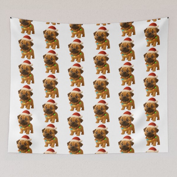Item preview, Christmas Bullmastiff designed and sold by Sillytoe.