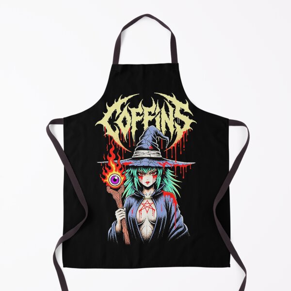 Item preview, Hellfire Hex - Occult Witch Anime Girl designed and sold by CoffinsArt.