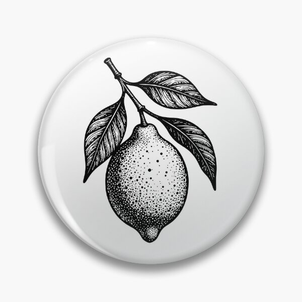 Item preview, Illustration lemon hanging stippled texture designed and sold by Good_Things.