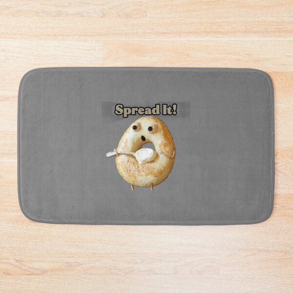 Item preview, Cream Cheese Carl Funny Bagel Character designed and sold by SamuelAbelAdams.