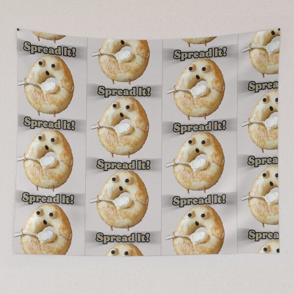 Item preview, Cream Cheese Carl Funny Bagel Character designed and sold by SamuelAbelAdams.