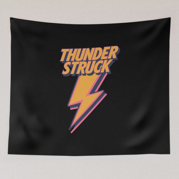 Item preview, Thunder Struck Retro Lightning Bolt – Bold 80s Rock & Festival Graphic designed and sold by paulo silveira.