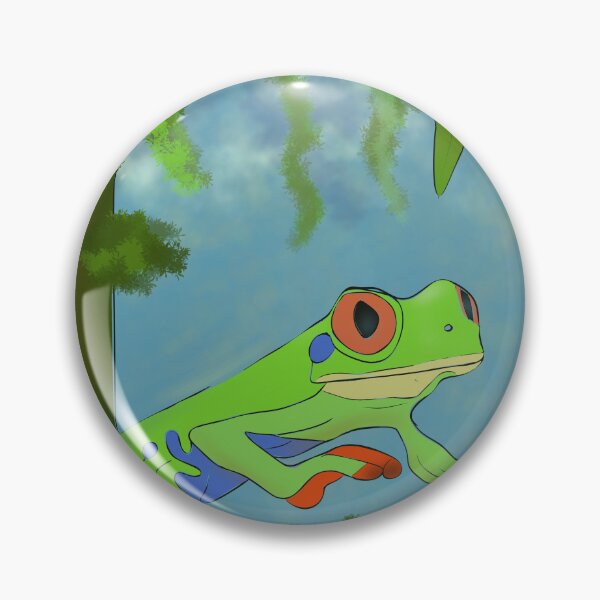 Item preview, Tree frog in the jungle designed and sold by Giesearthouse.