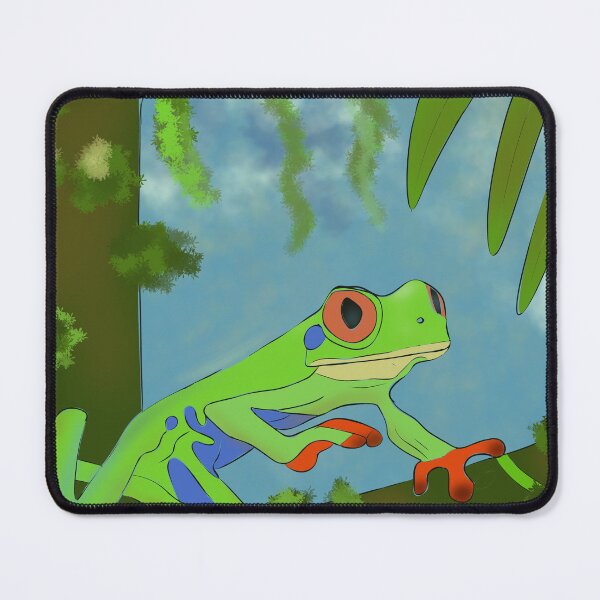 Item preview, Tree frog in the jungle designed and sold by Giesearthouse.