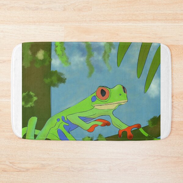 Item preview, Tree frog in the jungle designed and sold by Giesearthouse.