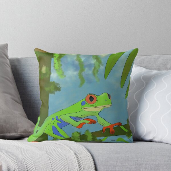 Item preview, Tree frog in the jungle designed and sold by Giesearthouse.