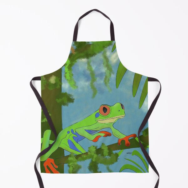 Item preview, Tree frog in the jungle designed and sold by Giesearthouse.