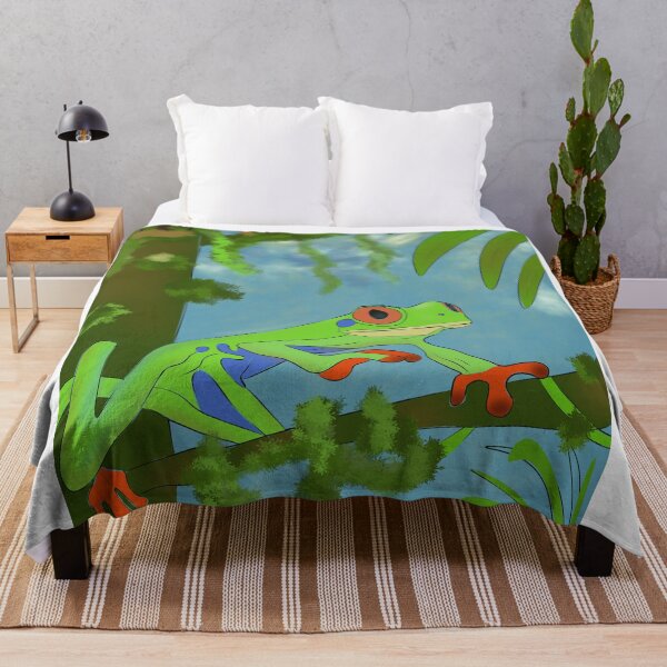 Item preview, Tree frog in the jungle designed and sold by Giesearthouse.