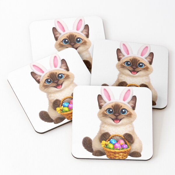 Item preview, Easter Balinese Cat designed and sold by Sillytoe.