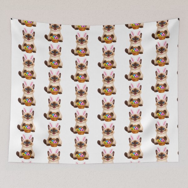 Item preview, Easter Balinese Cat designed and sold by Sillytoe.