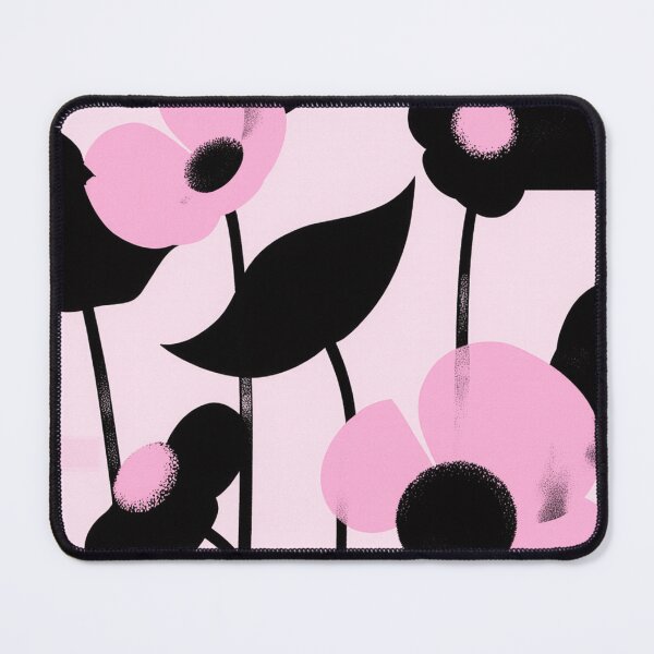 Item preview, Glam Art Deco Pink Floral Composition designed and sold by joycrysstudio.