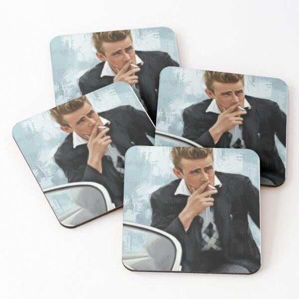 Item preview, Rebel With a Cause – James Dean Expressive Oil Portrait designed and sold by Art's Diner.