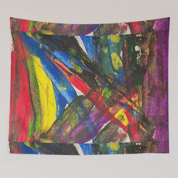 Item preview, Chaotic Thought — PTSD Turmoil Abstract Watercolor designed and sold by Jganger.