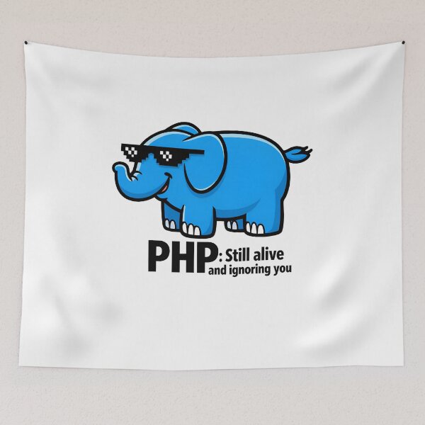Item preview, PHP Still Alive And Ignoring You Funny Web Developer designed and sold by Zenith Design.