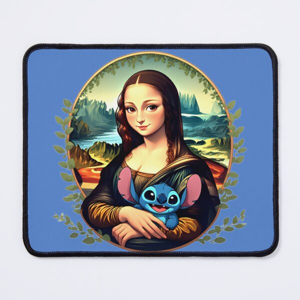 Item preview, Stitch and Mona Lisa. designed and sold by Natalia-Vlad.