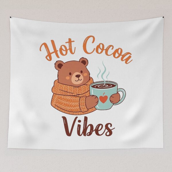 Item preview, Hot Cocoa Vibes Bear designed and sold by Pollock.