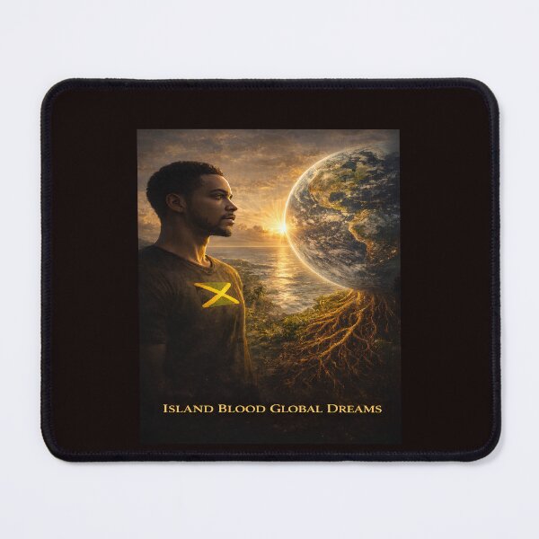 Item preview, Island Blood Global Dreams – Caribbean Ambition Motivational Art designed and sold by Inspirational Jamaican.