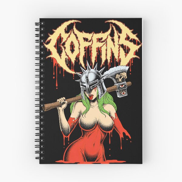 Item preview, Psychedelic Slaughter - Mushroom Executioner Anime Girl designed and sold by CoffinsArt.