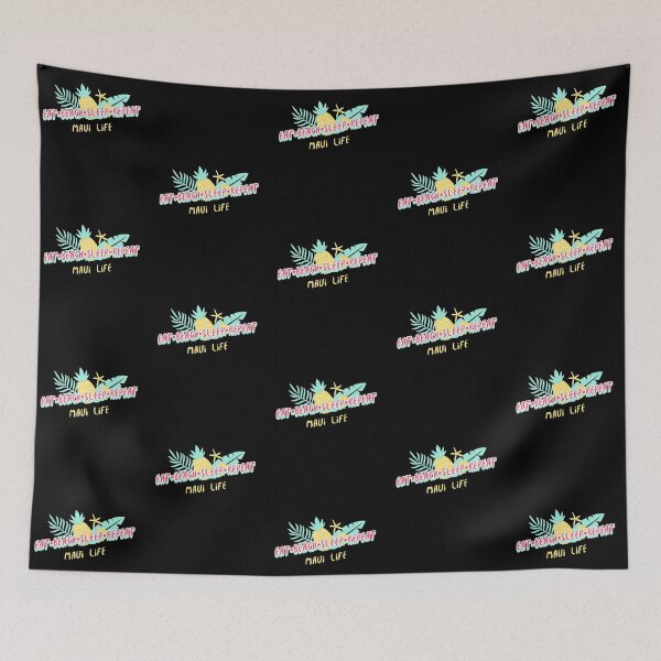 Item preview, Eat Beach Sleep Repeat Maui Life Funny Maui designed and sold by Sachie's Studio.