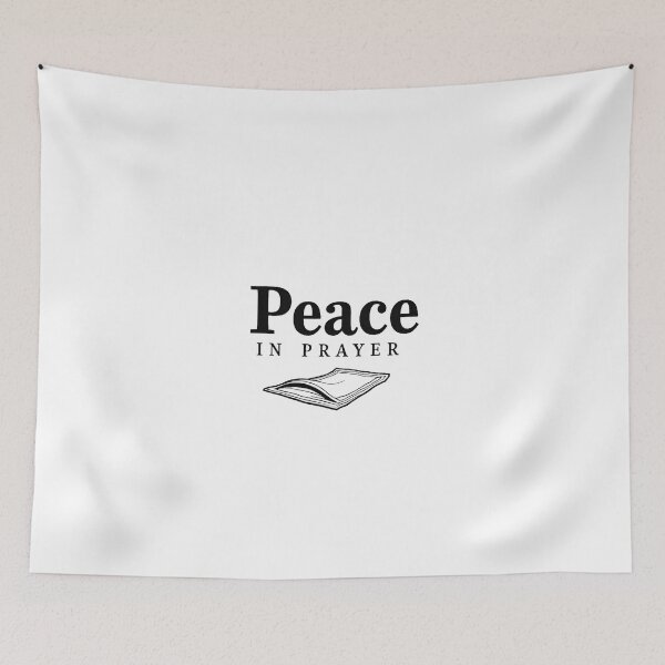 Item preview, Peace In Prayer Muslim T-Shirt | Minimal Quran Islamic Streetwear Tee for Urban Youth & Hijabis designed and sold by Vajid Designs .