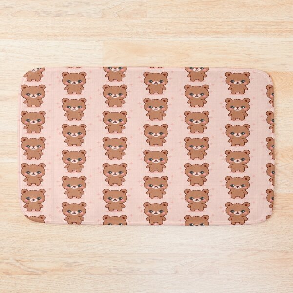 Item preview, cute little teddybear with a pink backround designed and sold by CUTIE49SRIMONEY.