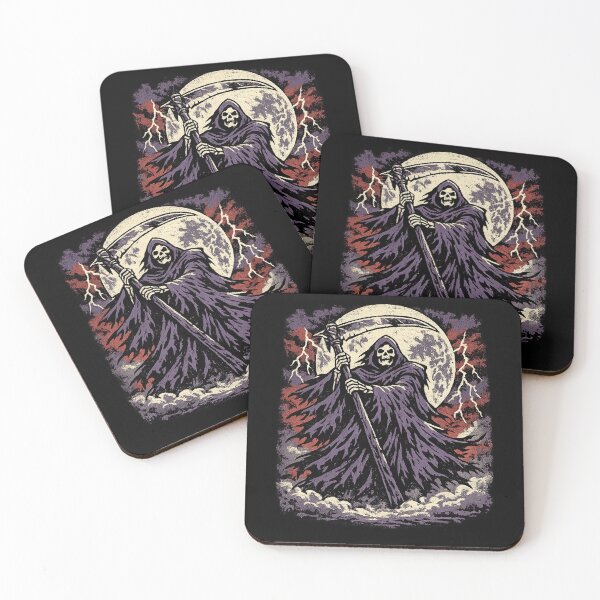 Item preview, Reign of the Reaper Vintage Dark Fantasy Shirt designed and sold by Pop-clothes.