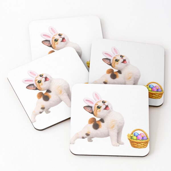 Item preview, Easter Bobtail Cat designed and sold by Sillytoe.