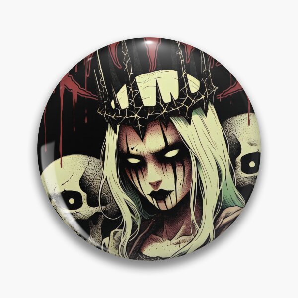 Item preview, Soul Stealer Sovereign - Dark Necromancer Anime Girl designed and sold by CoffinsArt.