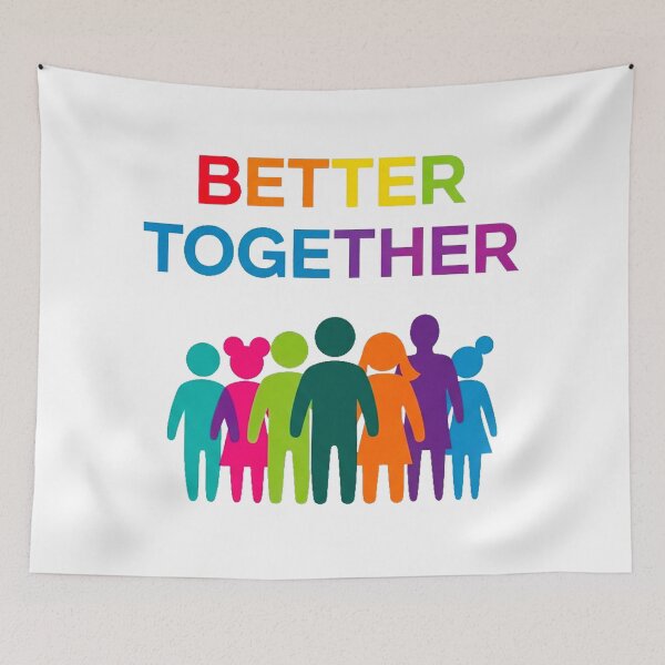 Item preview, Better Together Rainbow designed and sold by Pollock.
