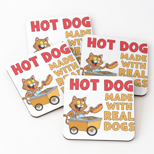 Item preview, Funny Hot Dog Cat designed and sold by Pollock.