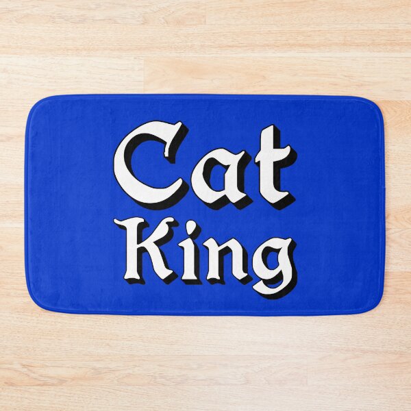 Item preview, Cat King in Medieval Typography designed and sold by Memes N Lore .