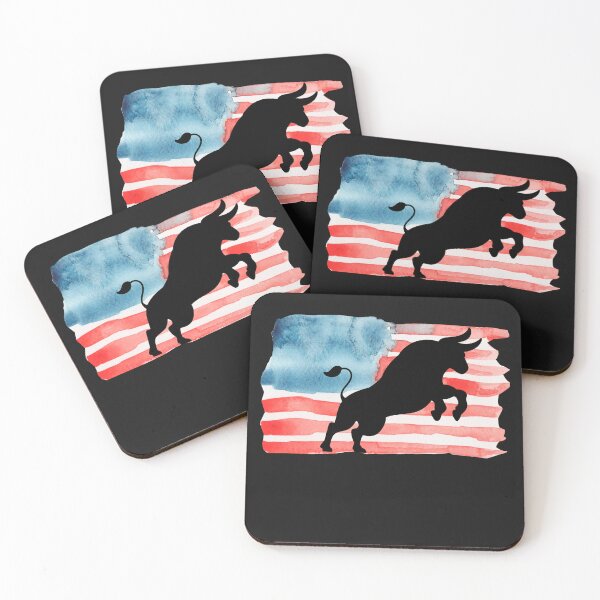 Item preview, American Flag Bull Riding Cowboy Patriotic Rodeo Bull Rider designed and sold by erozzz.
